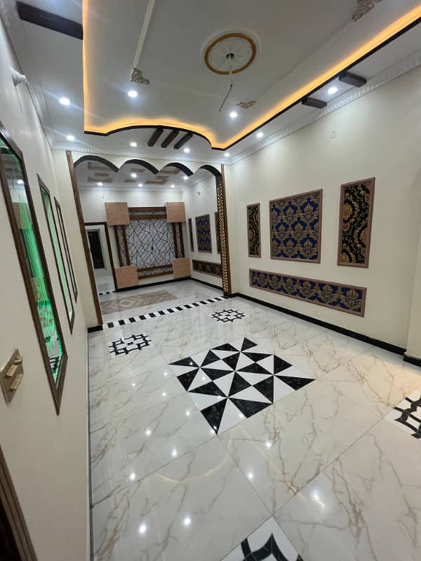 5 Marla Brand New Spanish House For Sale , B Block AL Rehman Garden Phase4 Near Jallo Park Main Canal Road Lahore 27