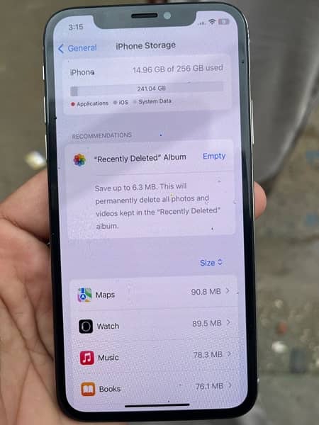 iPhone XS256 gb nonpta 3