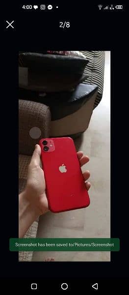 Iphone 11 128gb red 1