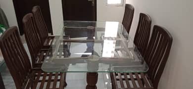 Dining Table / Table / Chairs / Dining / Glass Table