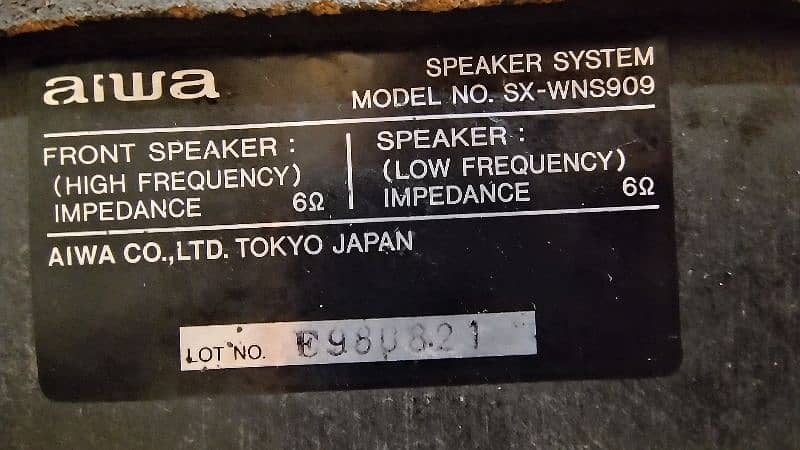 Aiwa Speakers 4