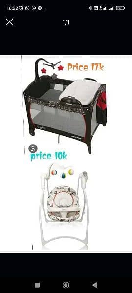 baby electric swing / baby cot / jhoola 0