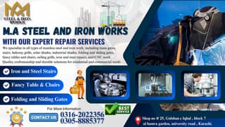 Steel & Iron Services: Main Gates, Stairs, Industrial Shades | Grills