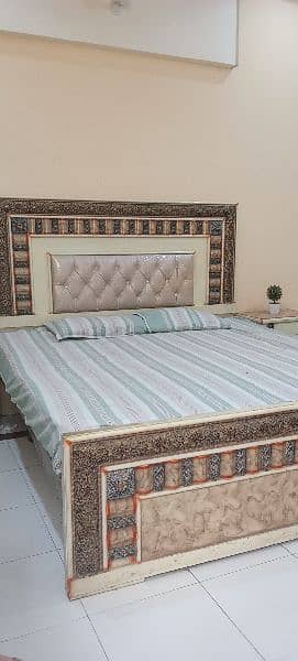 King size bed set with dressing table and side tables 2