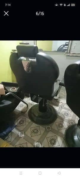 Saloon item sale | 2 Chair 1 wash unit 1 massag bed 1 trolly 4 section 4