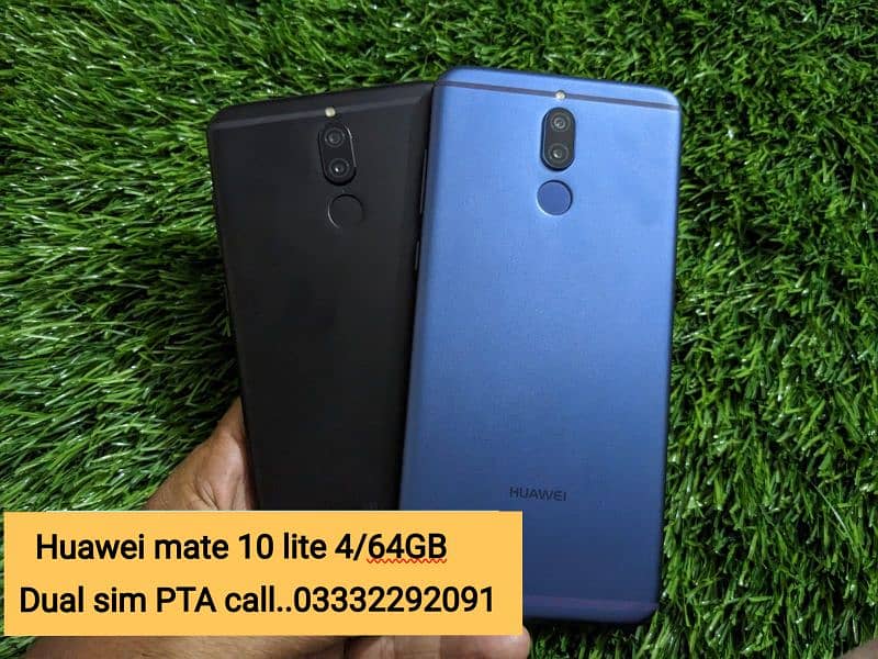 Huawei mate 10 lite 4/64GB Dual SIM PTA. . 03332292091+03132988773 3