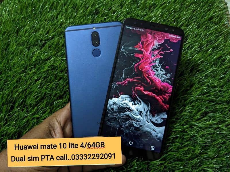 Huawei mate 10 lite 4/64GB Dual SIM PTA. . 03332292091+03132988773 5