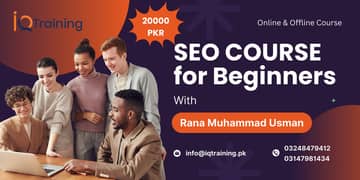 SEO Course for Beginners - Online and offline available