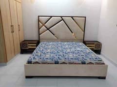 Fancy Cushioned Double Bed With 4 years + Warranty