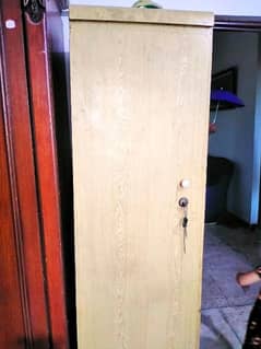 1 door wood cupboard