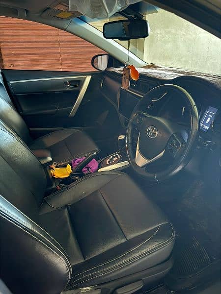 Toyota Altis Grande 2021 black interior 5