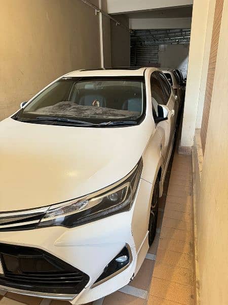 Toyota Altis Grande 2021 black interior 11