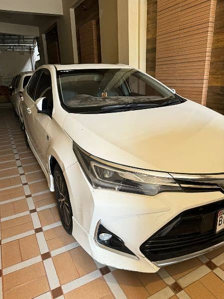 Toyota Altis Grande 2021 black interior 12