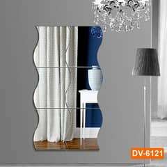 4 pcs zig zag Acrylic Mirror set - large