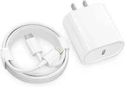 I phone 20W charger with cable C type to Lightining cable