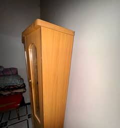 wooden wardrobe or shelf for clothes or other things 0