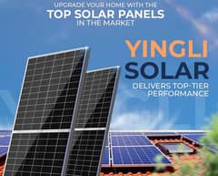 YINGLI N-TYPE 580W BIFICIAL DOUBLE GLASS A+ GRADE BEST QUALITY SOLAR