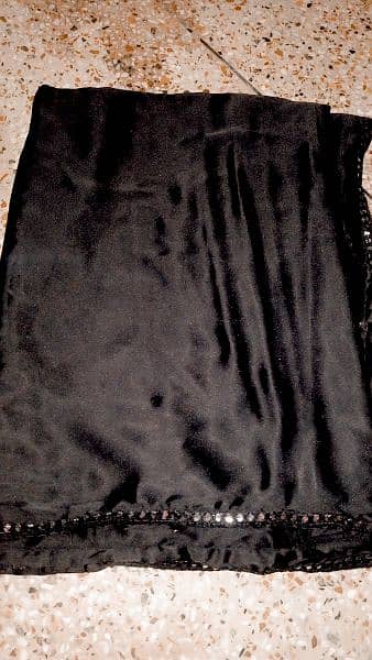 Black Saree Mirror Saree 2