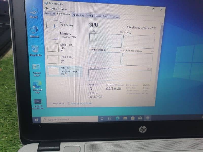 Hp 820 G3 i5 6th Generation 8