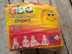 Diapers (2) sizes small