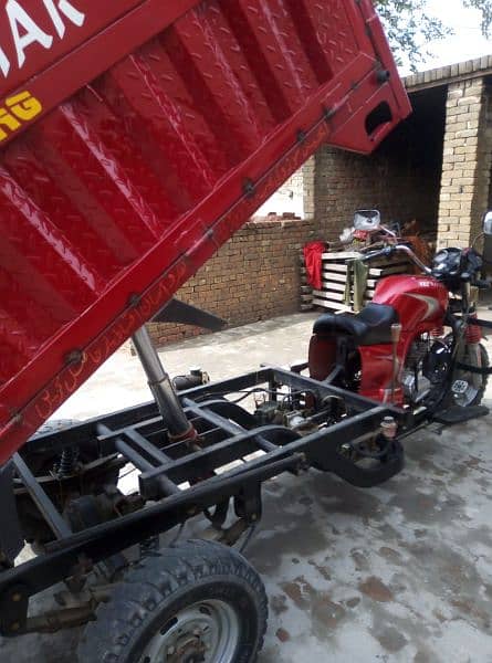 Loader Rickshaw Tez Raftar MR 150-A Model 2022 (Jack System) For Sale 5