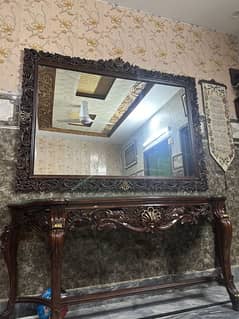 WaLL Hanging Mirror n Table chinot lakri ka.