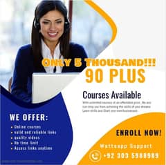 Courses All Types Available ( See Ad )