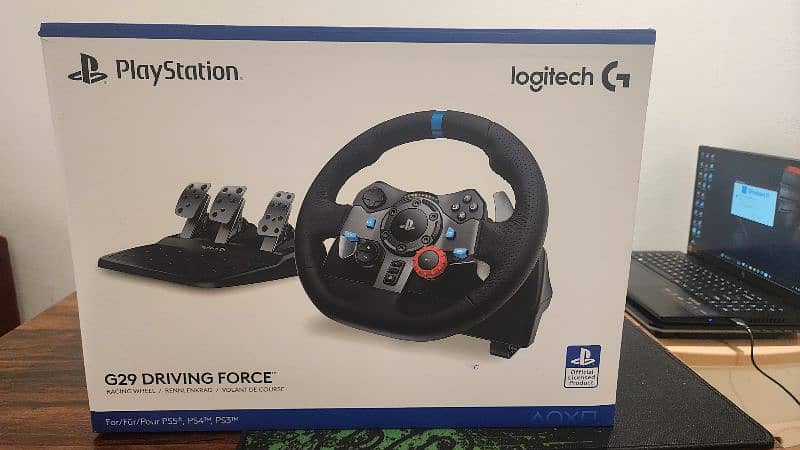 RACING WHEEL LOGITECH G29 JUST BOX OPEN FOR SALE 2