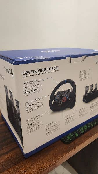 RACING WHEEL LOGITECH G29 JUST BOX OPEN FOR SALE 4