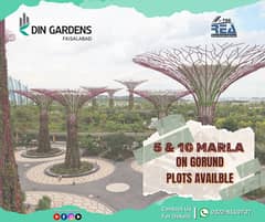 10 Marla Plot For Sale Din Garden Faisalabad (2.5 Years Installment Plan)