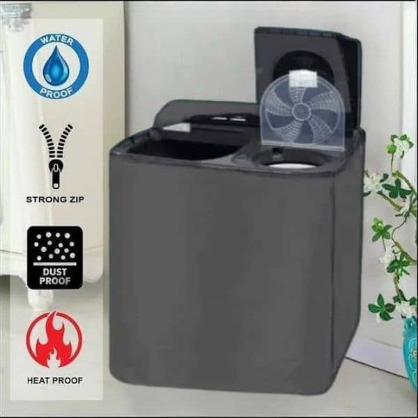 Twin tube waterproof Washing machine cover 1