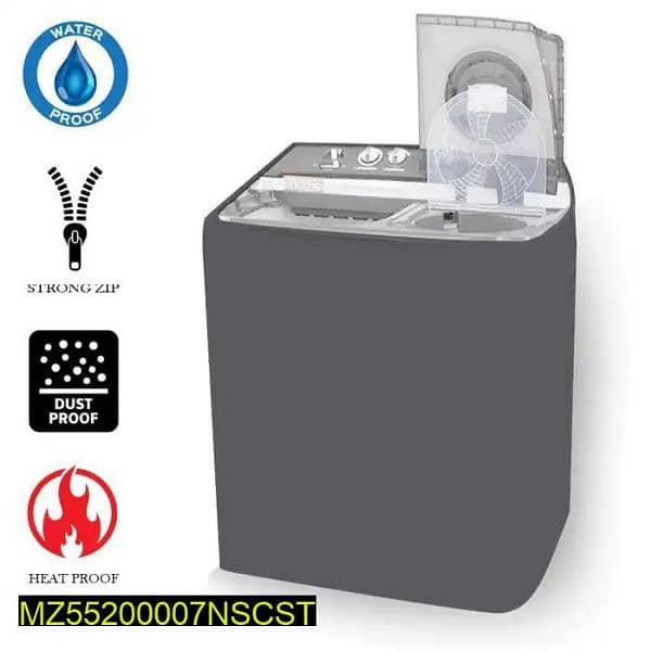 Twin tube waterproof Washing machine cover 3