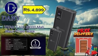 TITAN T-100 20000 Mah Black Power Bank