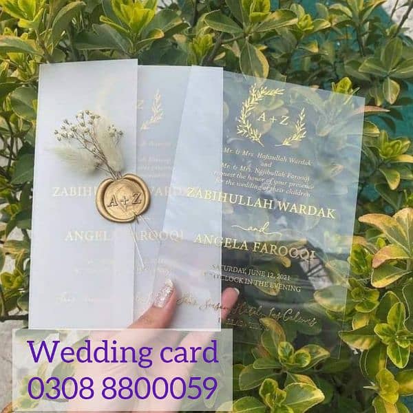 wedding invitations cards Maker Lahore Pakistan 2