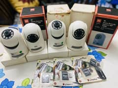 4 Cctv Mi camera 360 totate [1080p] with 4 64 gb ssd card