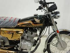 Honda CG 125 2024 Model Gold Edition