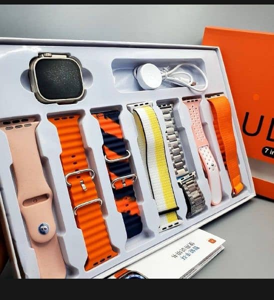 Ultra 7 in 1 Strap Smartwatch 49mm | Series 8 Ultra Smart Watch 2