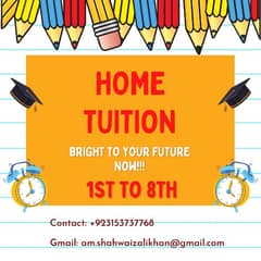 Home Tuition 1 to 8 grade 0