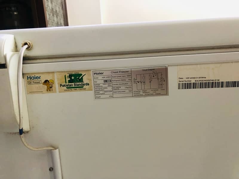 HAIER DEEP FREEZER 3