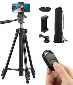 Phone Tripod Stand: 51-Inch 130cm Lightweight Travel Tripod