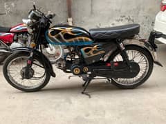 Cafe Racer Bike All Modify LEP 2024 Original Golden Number