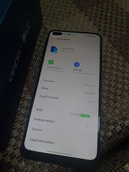 Oppo Reno 3 Pro 8+5/256gb With Box 2