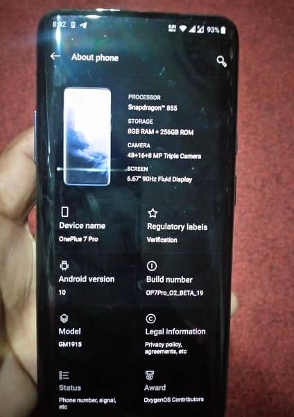 OnePlus 7 Pro 8/256 Snapdragon 855 5