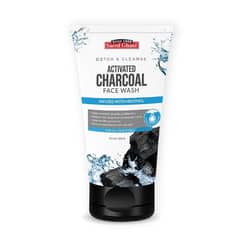 Activated charcoal face wash