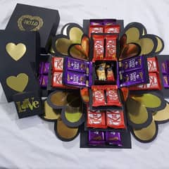 Chocolate Explosion box for gift whatsaap us 03224325305