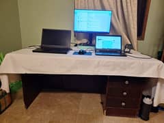 Big Computer Table for Sale with 4 drawers