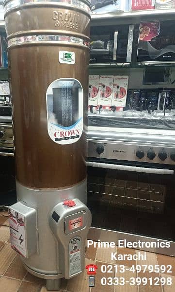 Electric+Gas Instant & Storage water heater 10