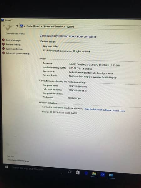 Intel(R) Core i3 lenovo PC 4