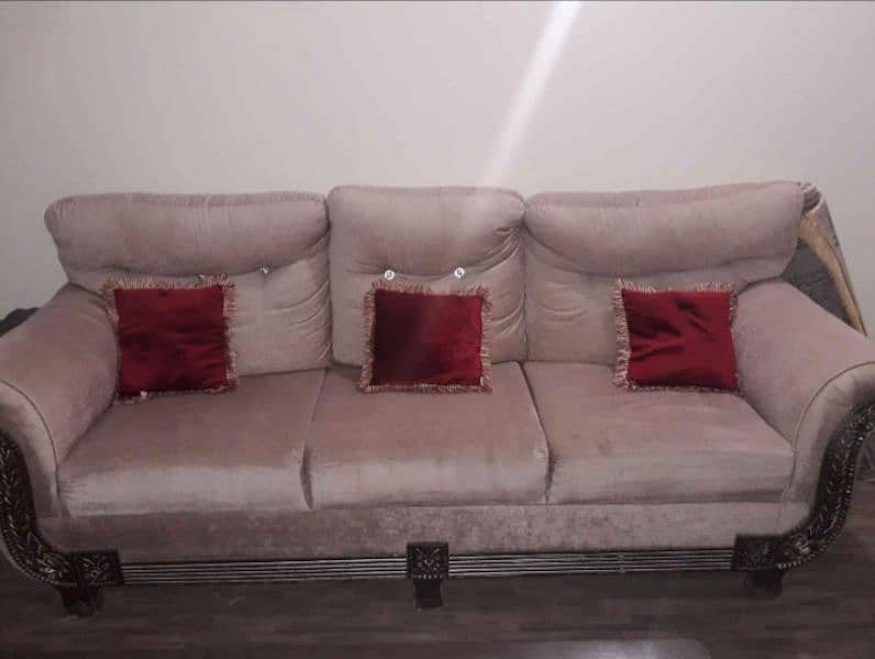 5 seaters velvet sofa 2