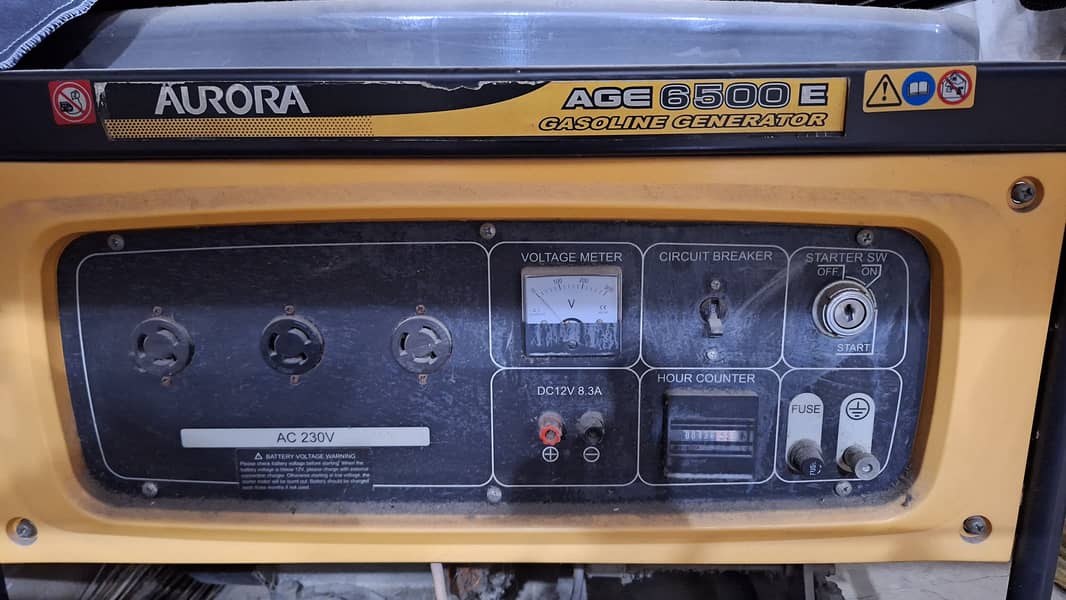 Aurora 6.5 Kva Generator - 136 hours used only 0